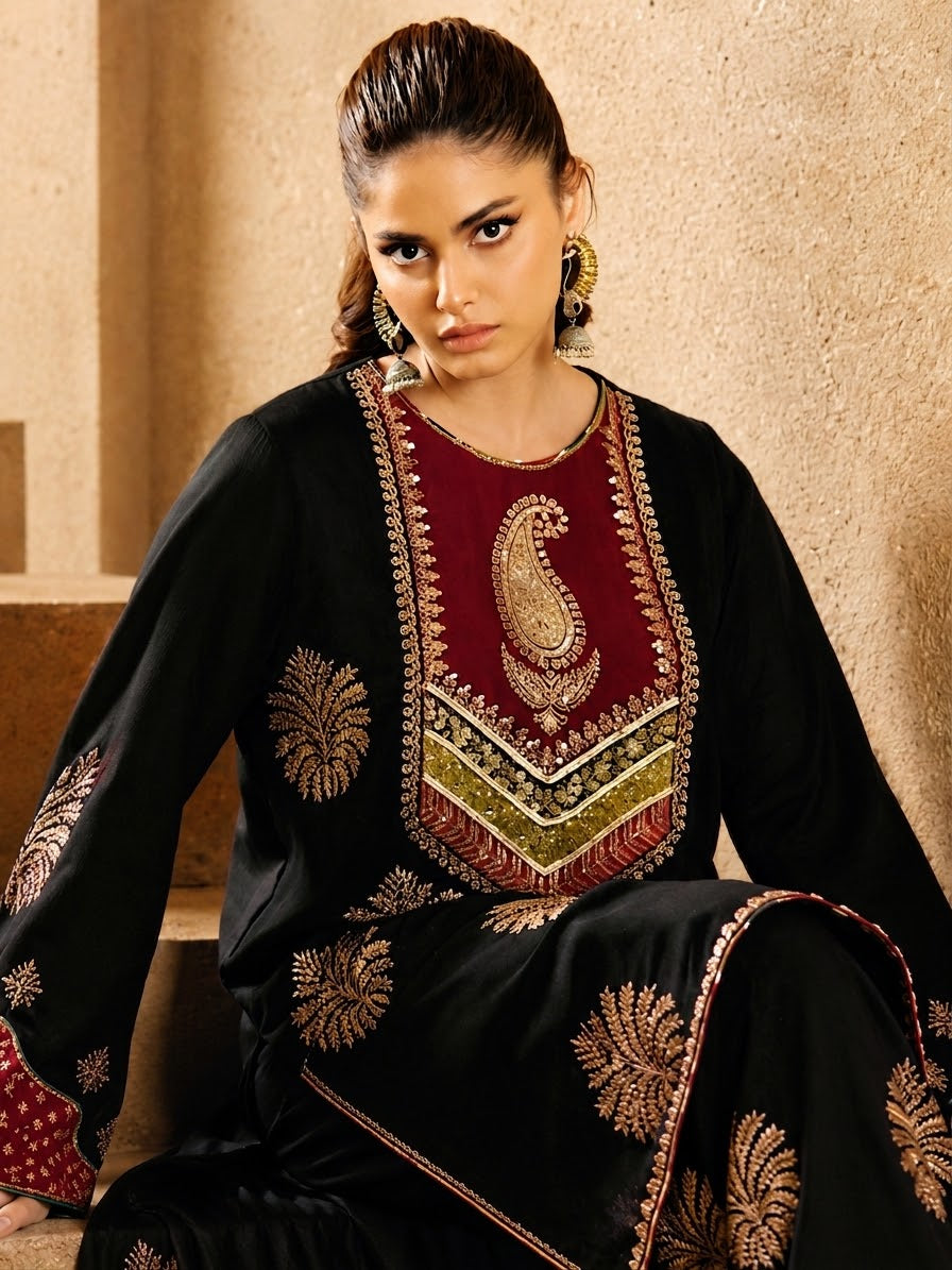 Ethnic silk Special 2 piece suit