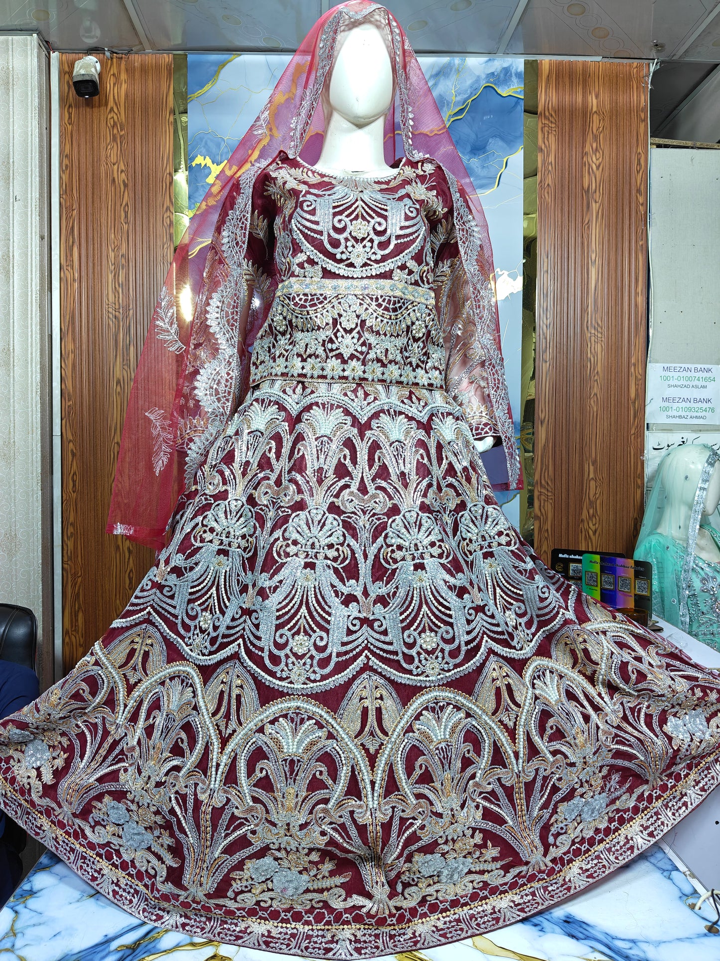 party wear lehnga purls stone 2 piece