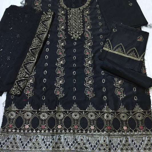 gulaal embroidered 3 piece suit