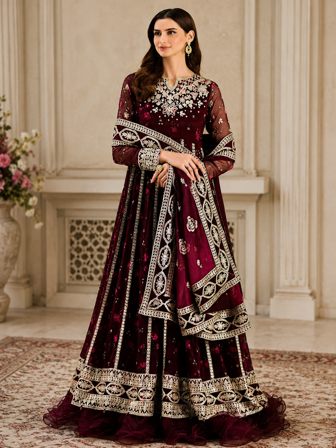 farasha lawn 3 piece suit
