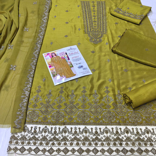 Maria B viscous embroidered 3 piece suit