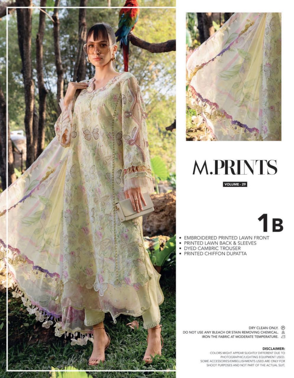Butterfly 3p lawn  Chiffon dupatta