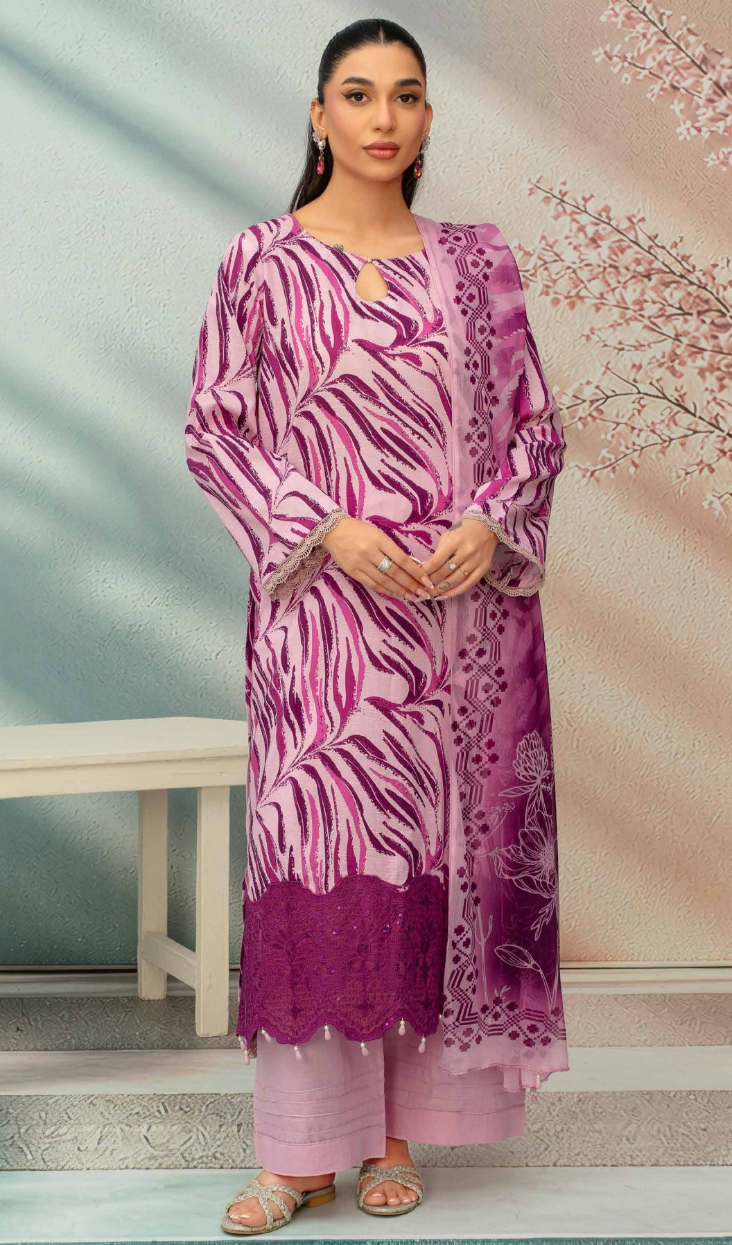 Gule banadora lawn 3p premium fine quality