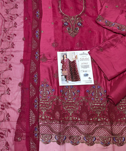 18 pro max viscous embroidered 3 piece suit