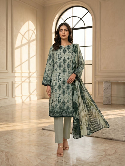 izal Premium lawn 3 piece suit