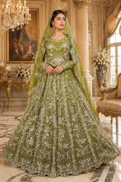party wear lehnga hand embellished 2 piece