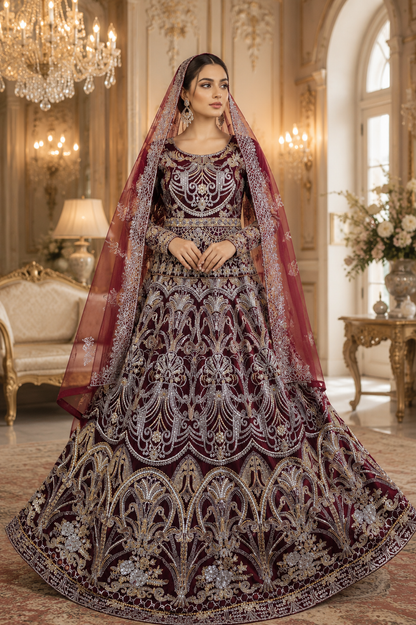 party wear lehnga purls stone 2 piece