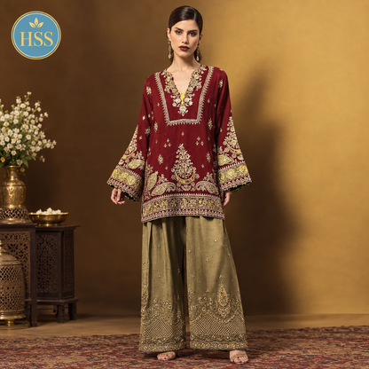 Ethnic Silk special 2 piece suit
