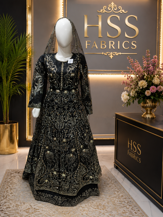 faiza saqlain mexi stitched embroidered hand embellished 3 piece