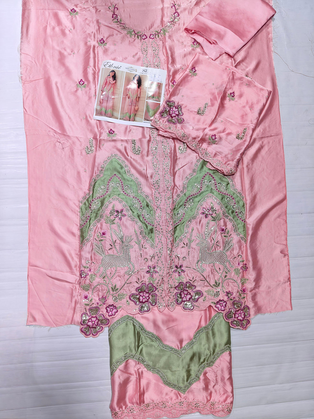 Ethnic hiran silk Special 2 piece suit