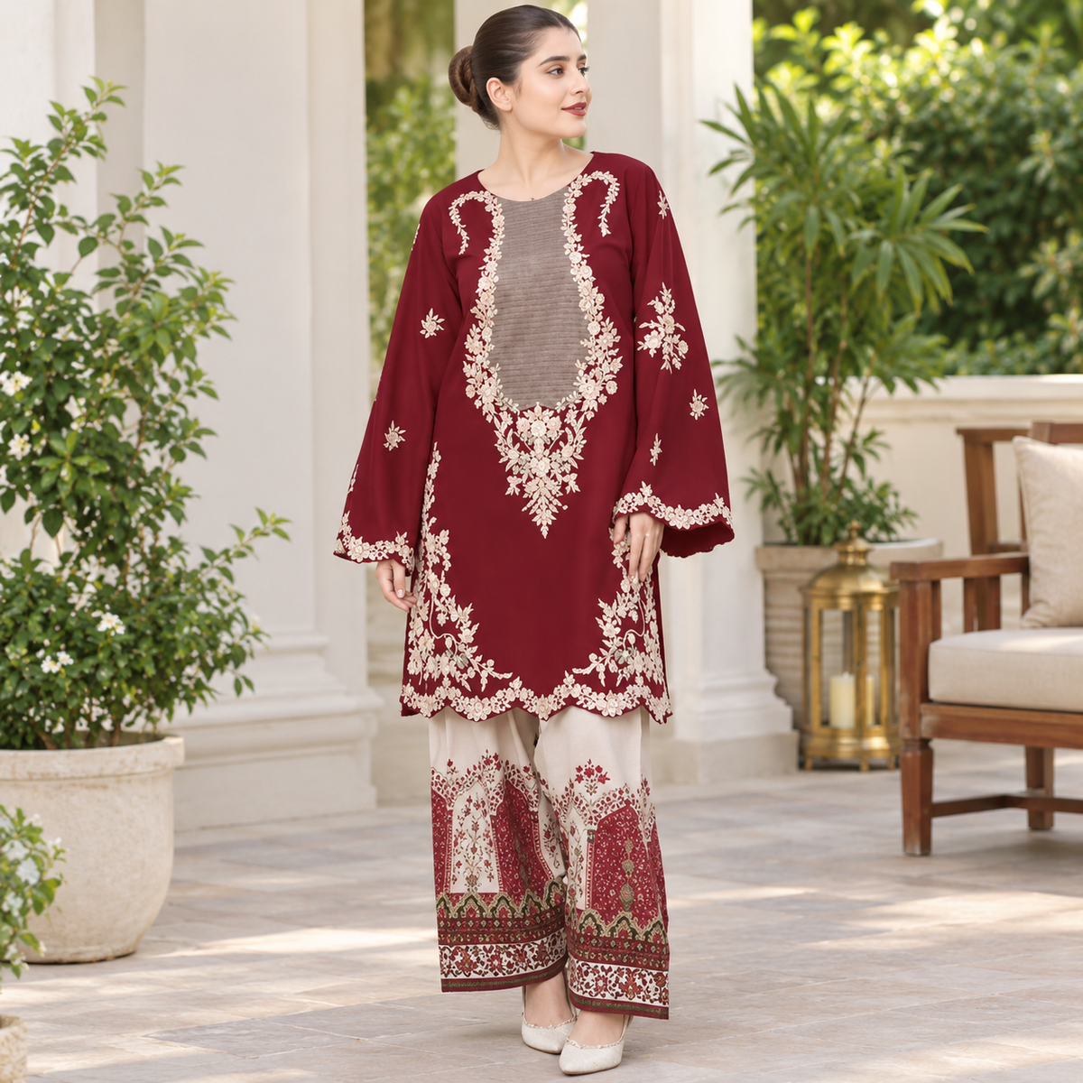 Ethnic Silk special 2 piece suit