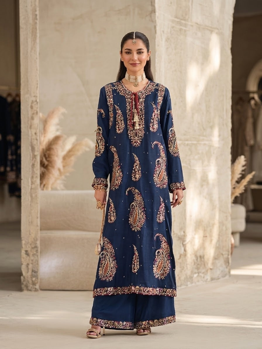 Ethnic silk Special 2 piece suit