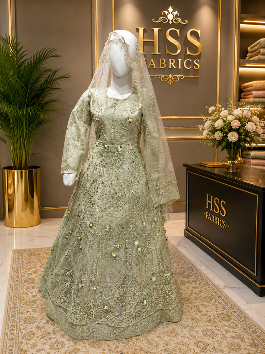 faiza saqlain mexi stitched embroidered hand embellished 3 piece