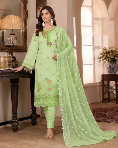 Maria B viscous embroidered 3 piece suit