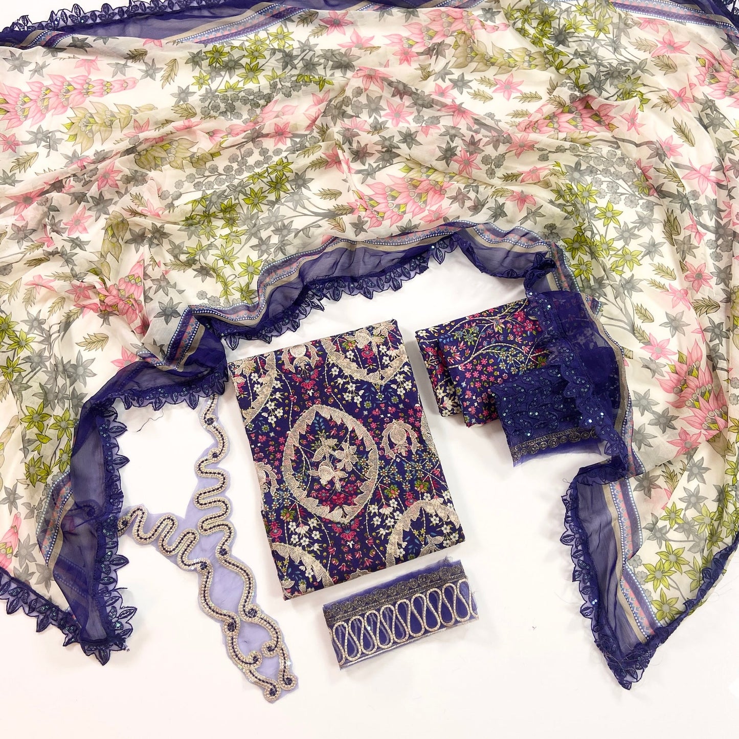 maria b unstitched 3p embroidered lawn
