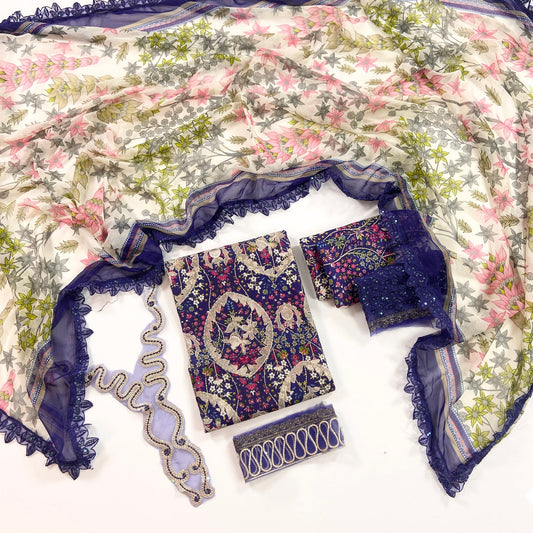 maria b unstitched 3p embroidered lawn