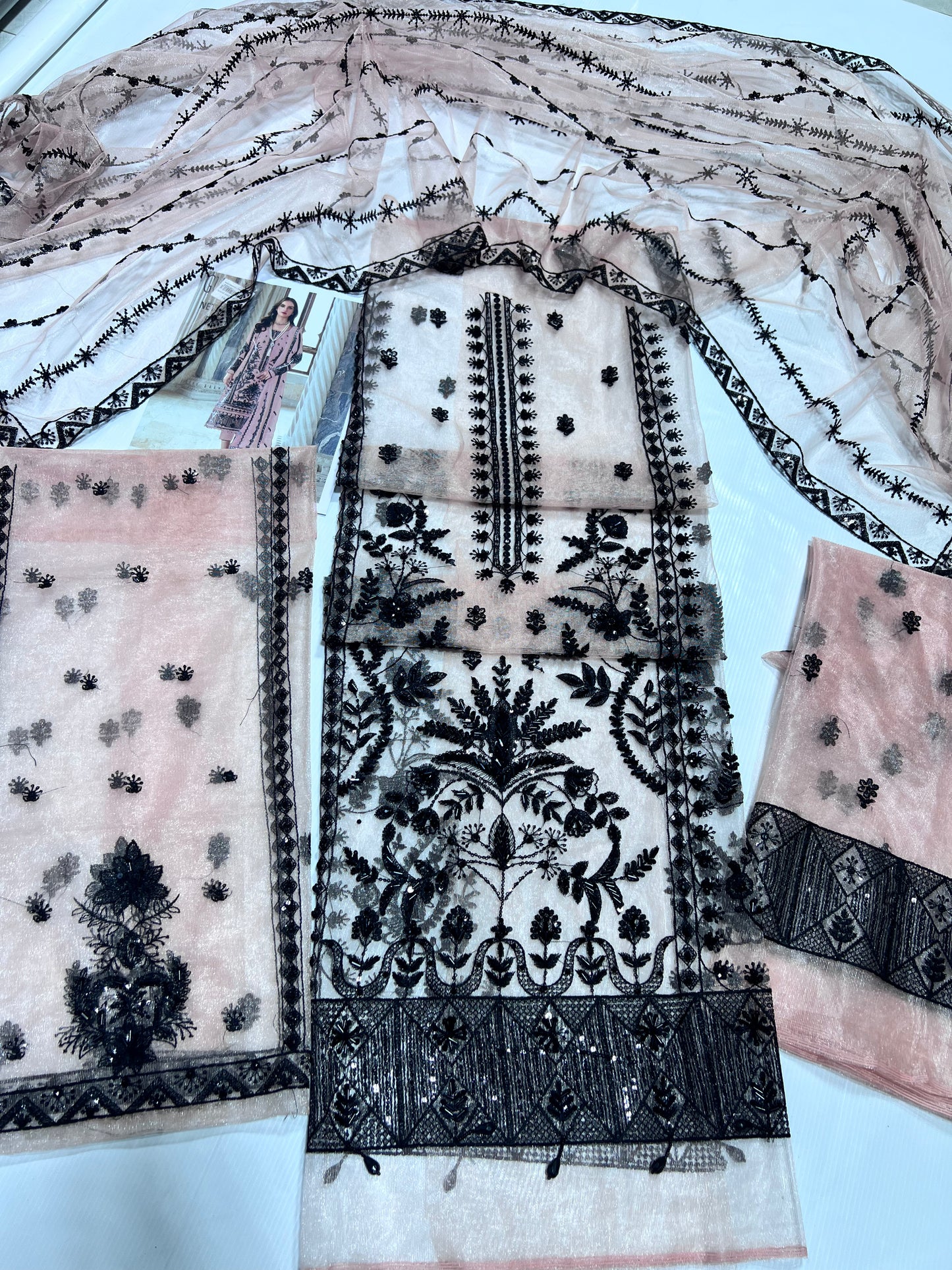 Gulaal Luxury  Net Suit