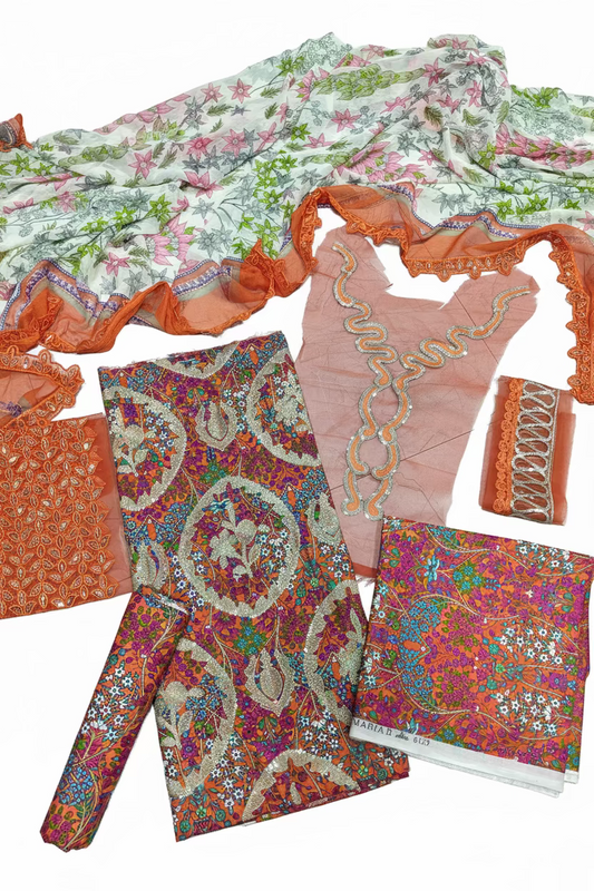 maria b unstitched 3p embroidered lawn