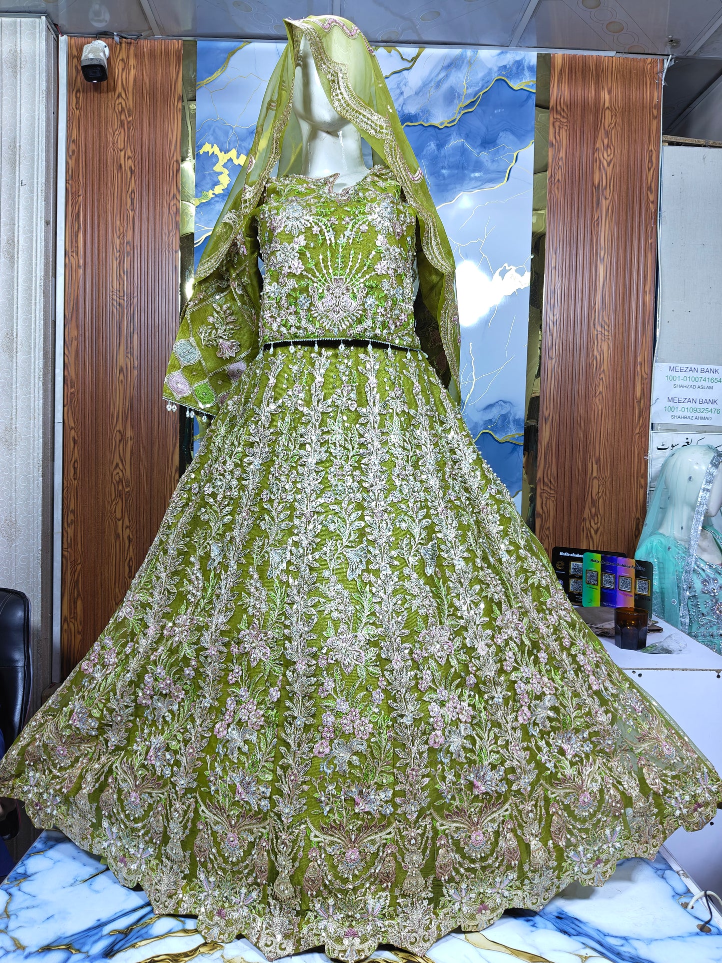 party wear lehnga hand embellished 2 piece