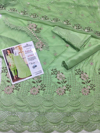 Maria B viscous embroidered 3 piece suit