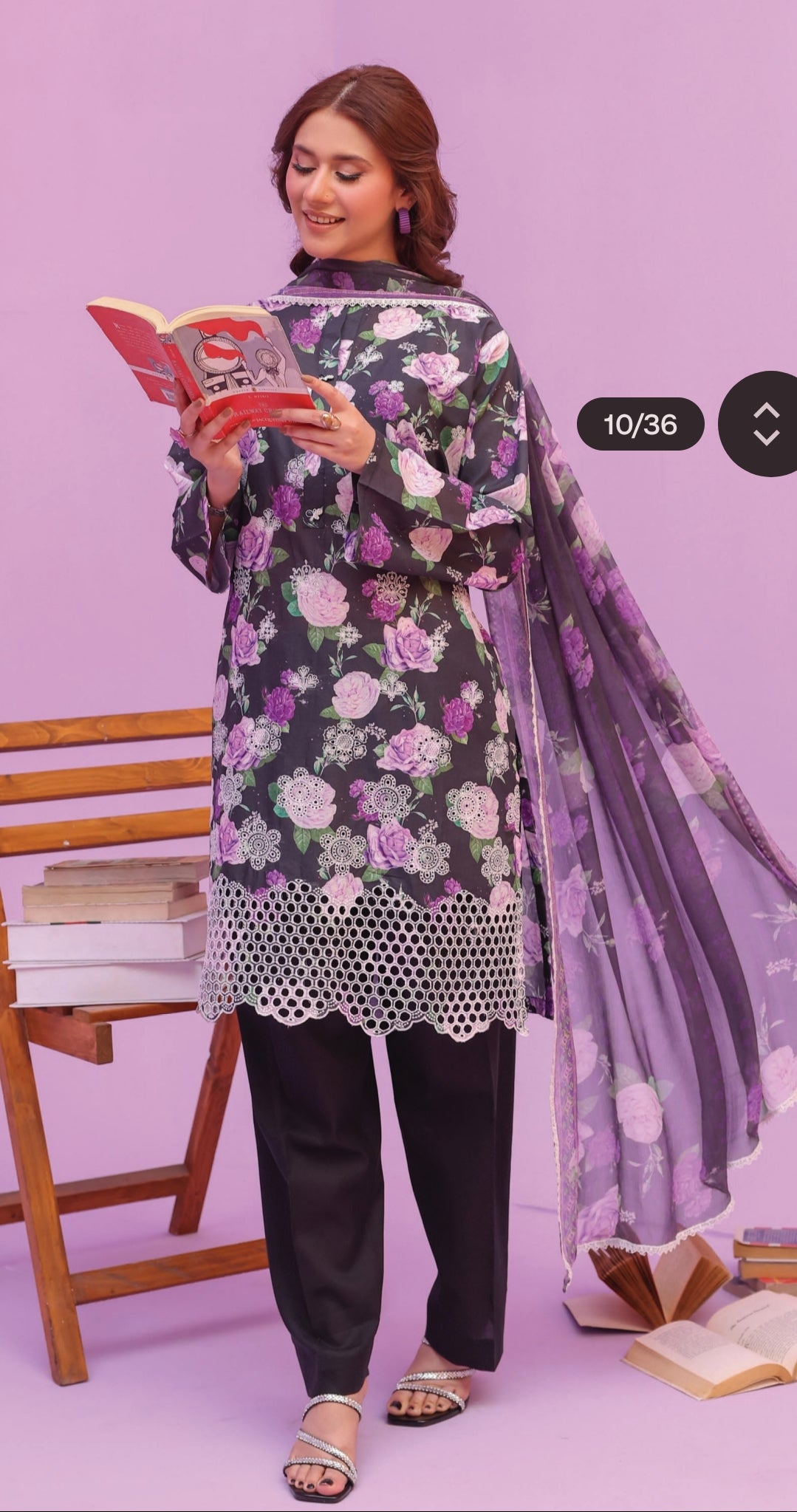 Gule rukh printed boring chapter 673 lawn 3p