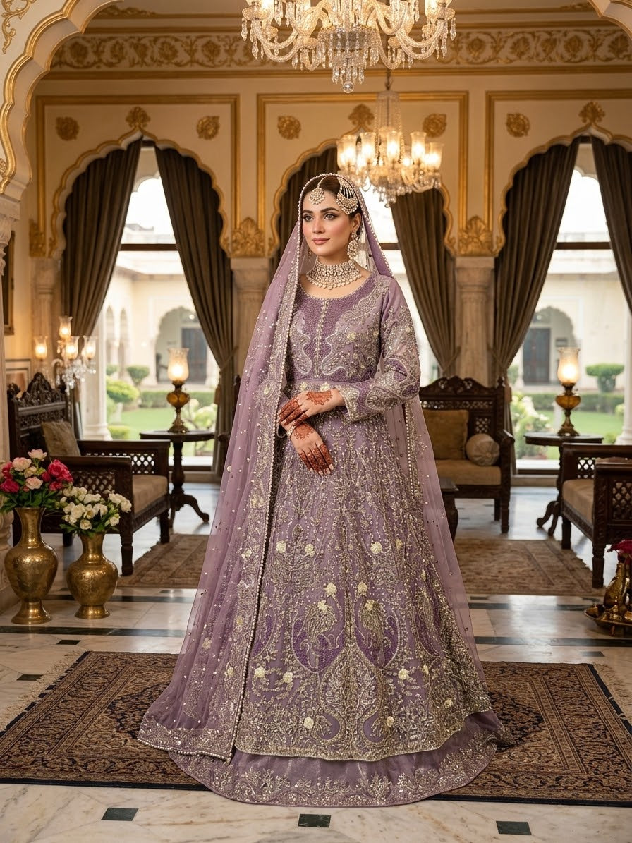 faiza saqlain mexi stitched embroidered hand embellished 3 piece