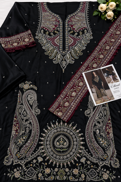 Ethnic silk Special 2 piece suit