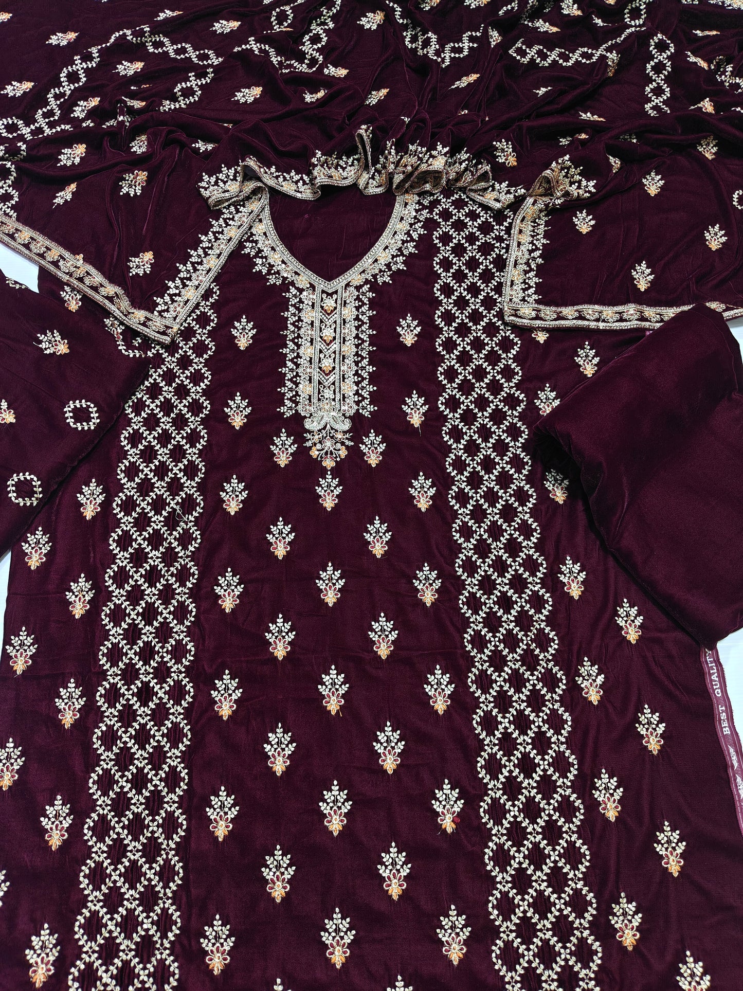 micro velvet falcon 3Piece suit