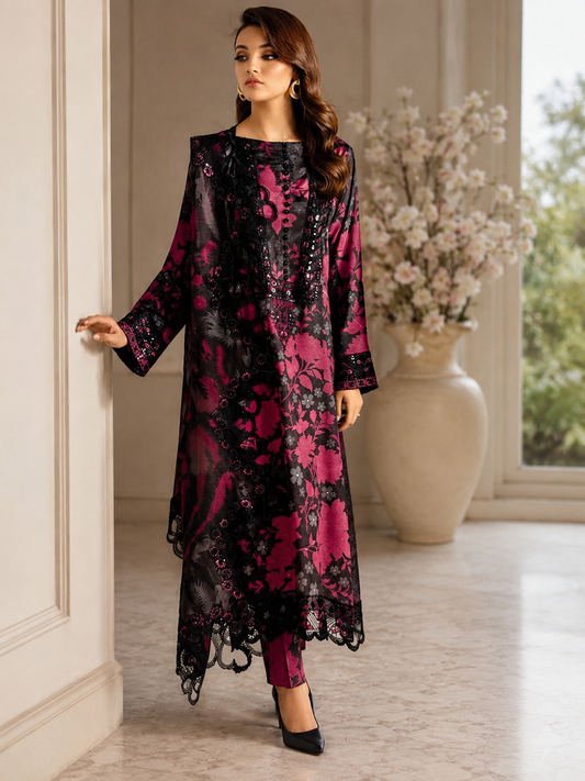 Ramsha lawn 3 piece suit