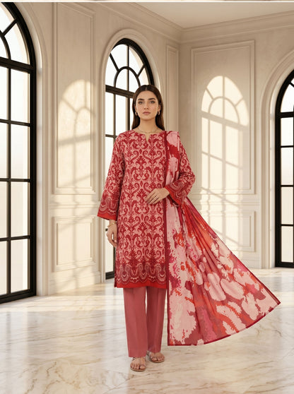 izal Premium lawn 3 piece suit