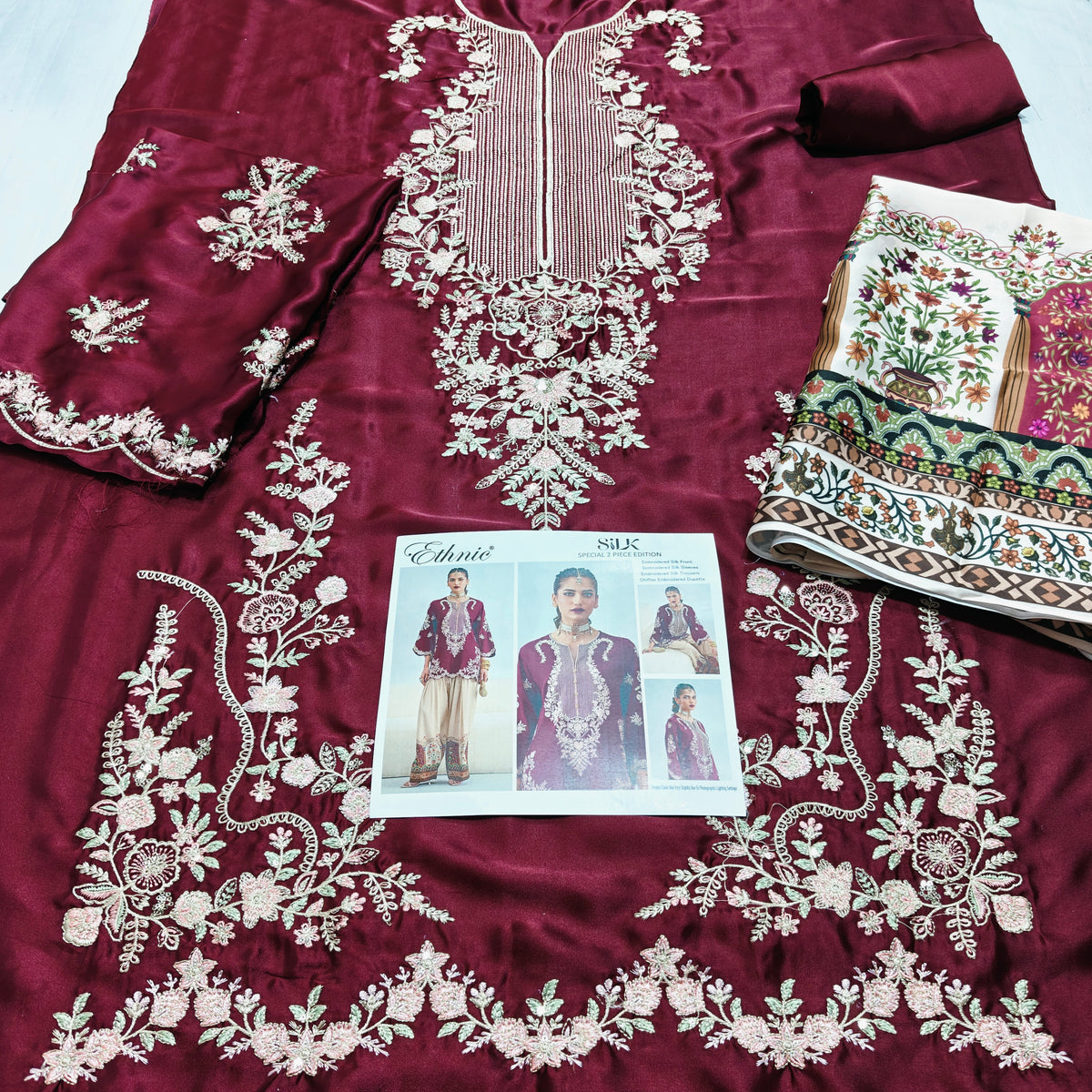 Ethnic Silk special 2 piece suit