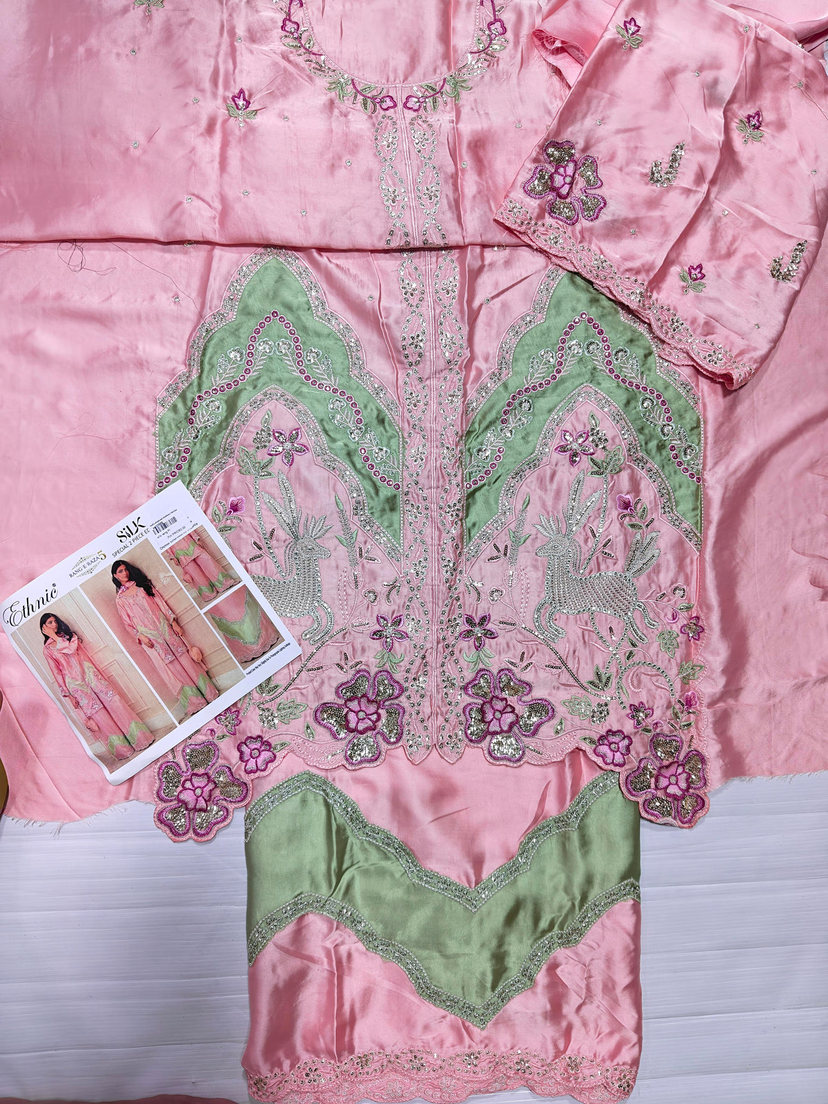 Ethnic hiran silk Special 2 piece suit