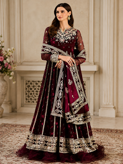 farasha  lawn 3 piece suit