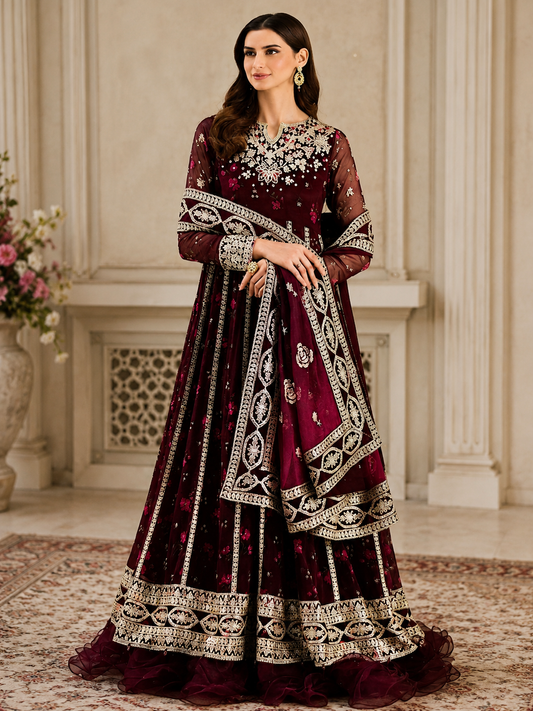 farasha  lawn 3 piece suit