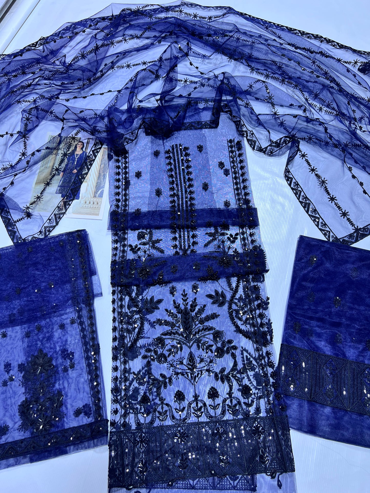 Gulaal Luxury  Net Suit