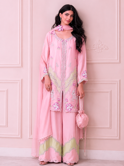 Ethnic hiran silk Special 2 piece suit