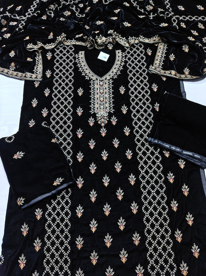 micro velvet falcon 3Piece suit