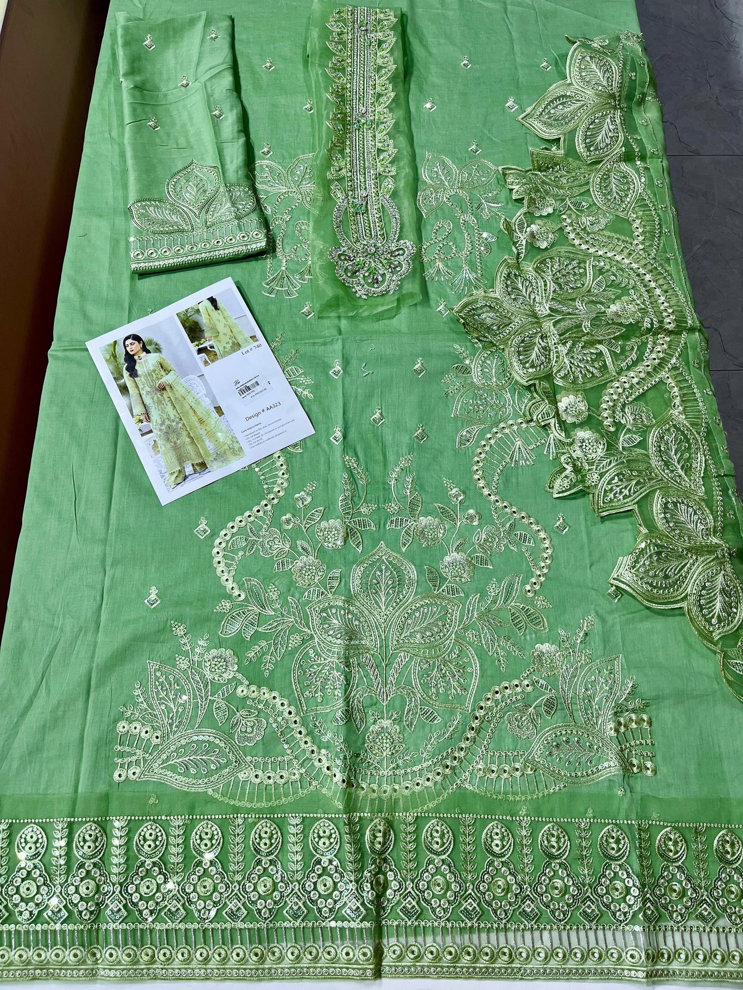 Gulal 3p lawn pure bambar shifon dupata
